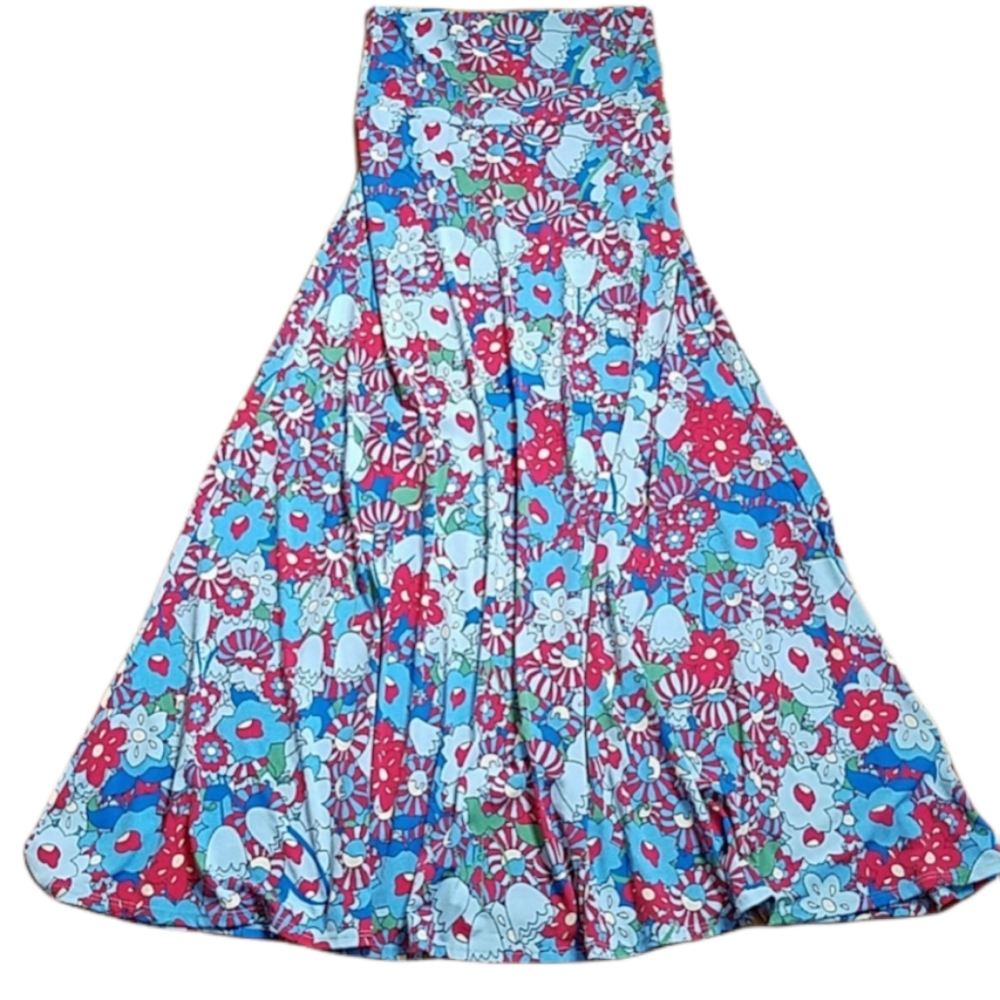 4/$20 LuLaRoe Maxi Floral Skirt Size XSmall BNWT - Picture 2 of 7
